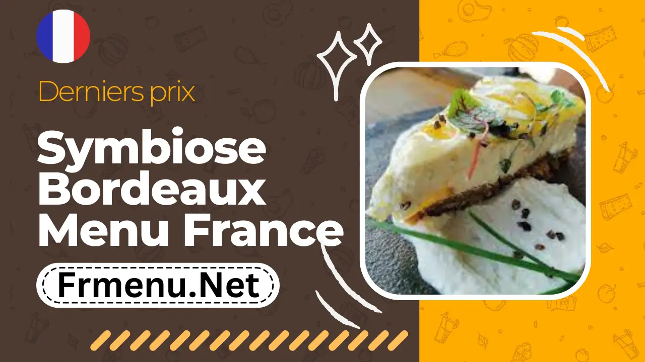 Symbiose Bordeaux Menu