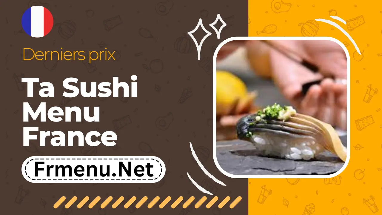 Ta Sushi Menu